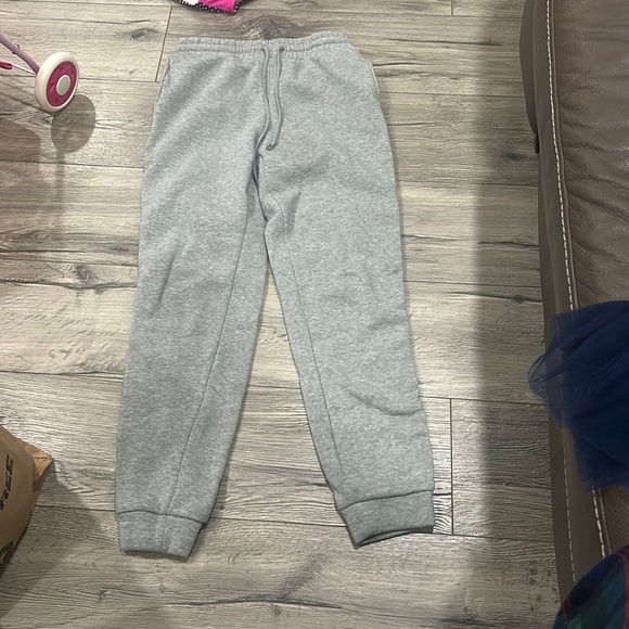 Grey sweatpants with rainbow on sides - Picture 1 of 3